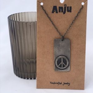NWT ANJU Handcrafted Peace necklace